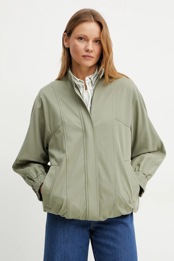 Max Mara Leisure rövid kabát nem bélelt zöld 2516911018600