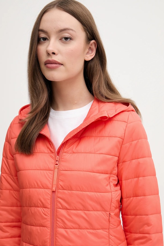 United Colors of Benetton přechodová bunda oranžová 2TWDDN07O