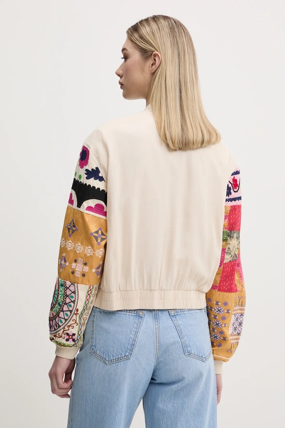 Abbigliamento Desigual giacca bomber AUSTIN 25SWEW51 beige