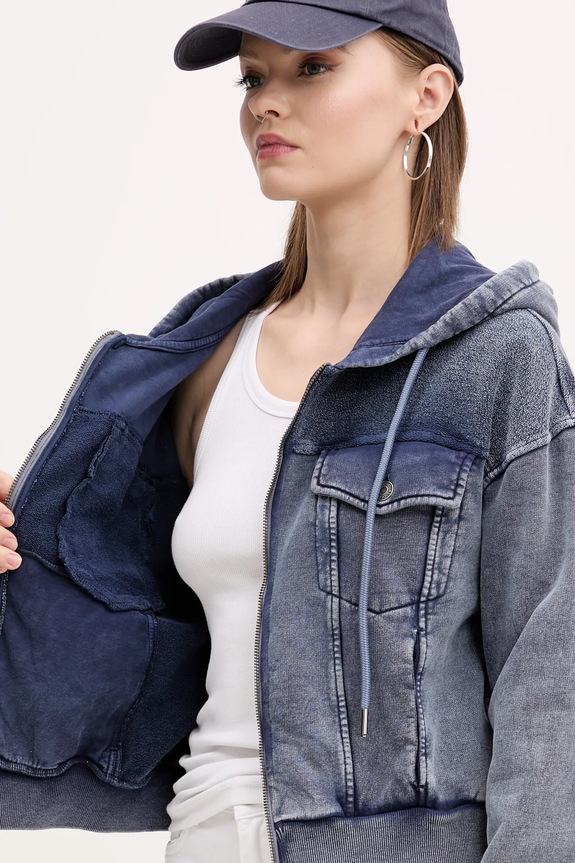 Βαμβακερό μπουφάν Desigual AKIRA 25SWSK35