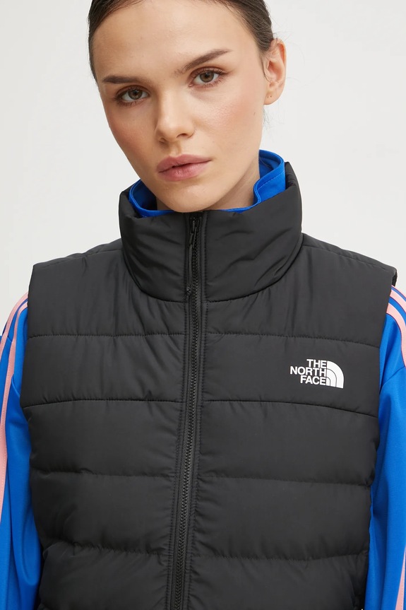 Αμάνικο μπουφάν The North Face Aconcagua 3 μαύρο NF0A84JP4H01