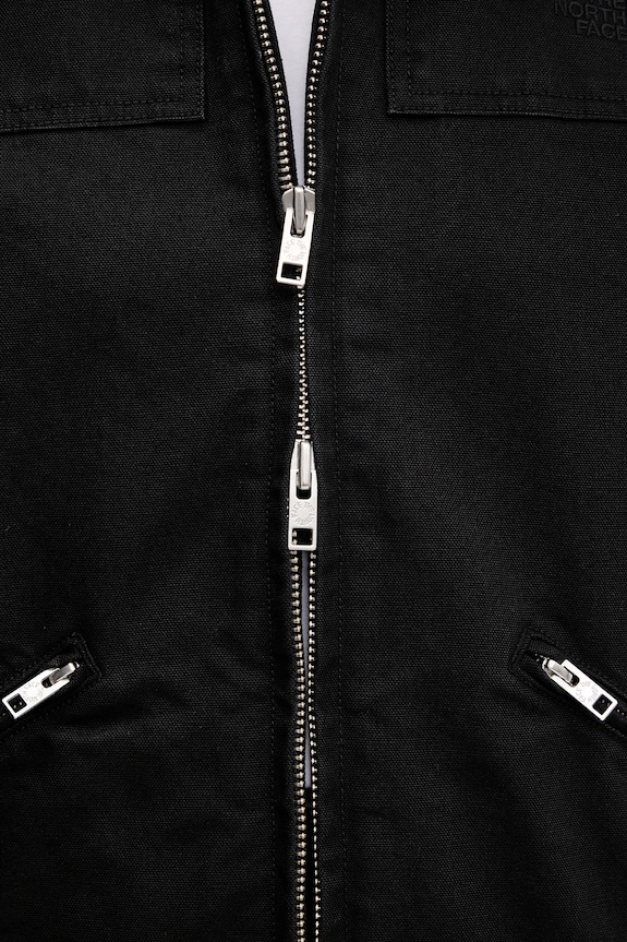 Bavlnená bunda The North Face Cedar Canvas Work NF0A8B99JK31 čierna