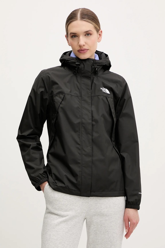 The North Face kurtka Antora Rain pozostałe czarny NF0A8BKDJK31