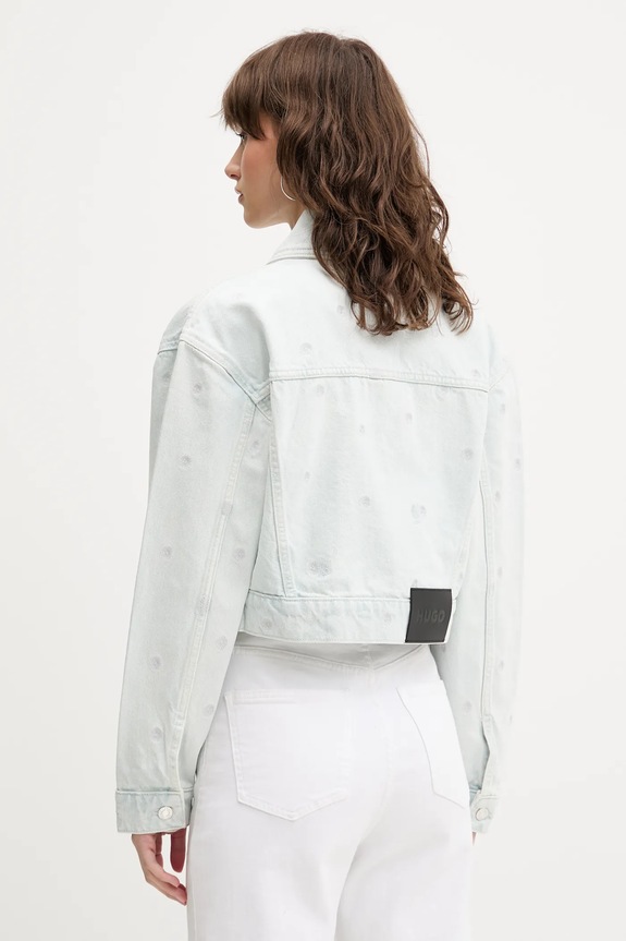 Odzież HUGO kurtka jeansowa 50538913 niebieski