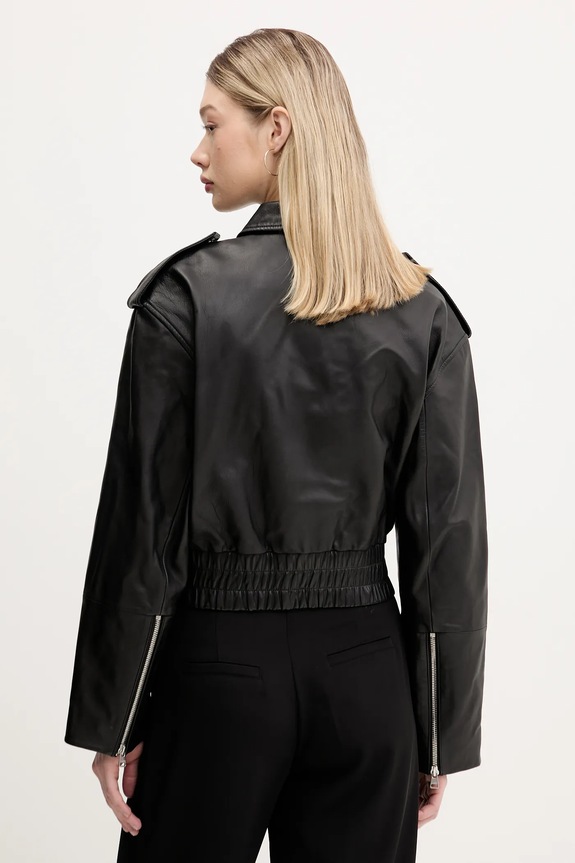 Odzież HUGO kurtka skórzana 50536938 czarny