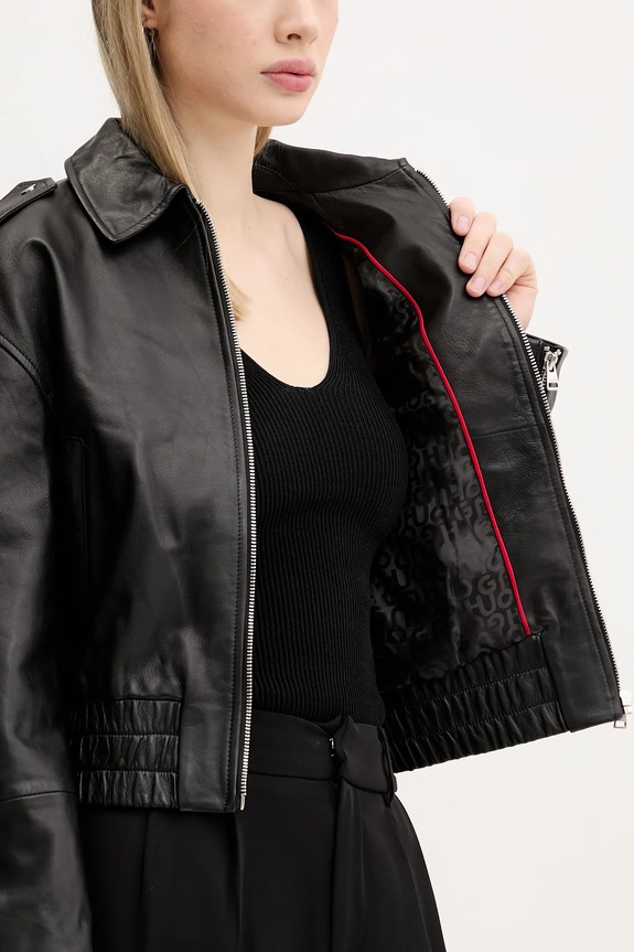 HUGO kurtka skórzana 50536938