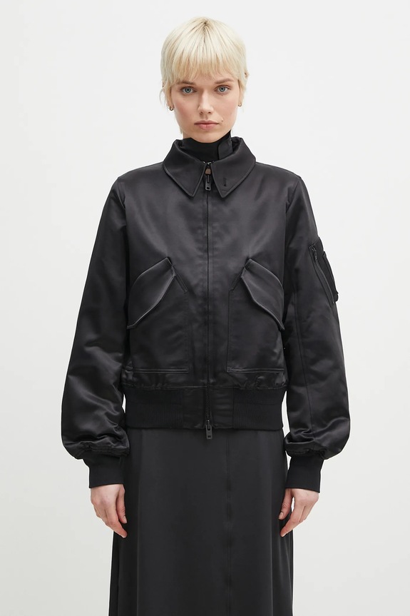 Μπουφάν Y-3 Bomber Jacket μεταβατικό μαύρο JD1757