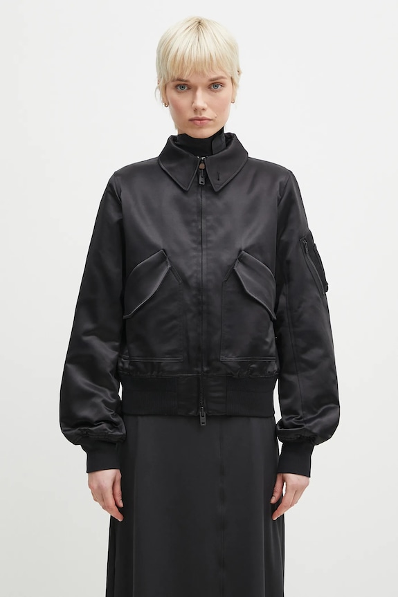 Μπουφάν Y-3 Bomber Jacket μεταβατικό μαύρο JD1757
