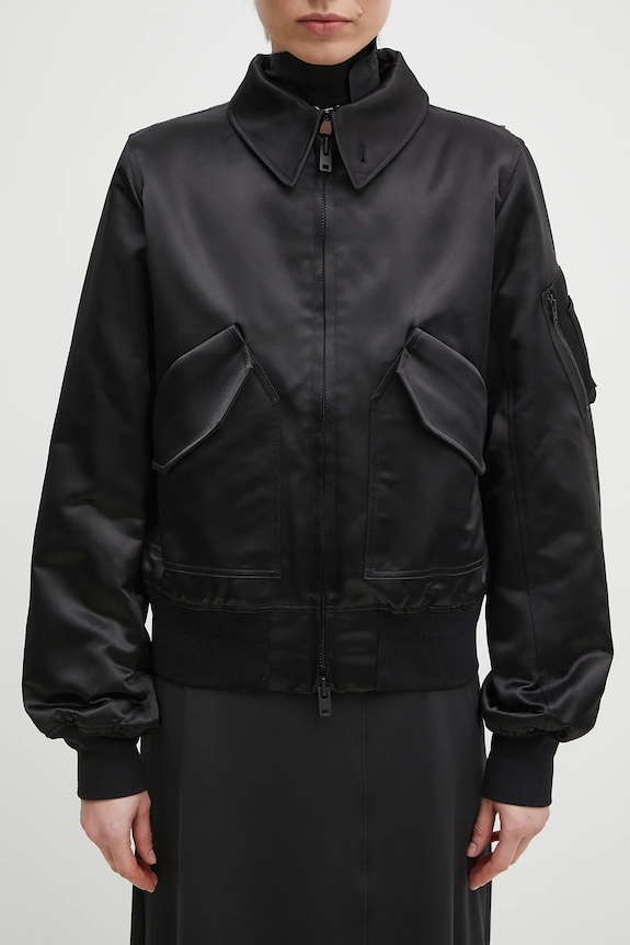 Μπουφάν Y-3 Bomber Jacket JD1757 μαύρο
