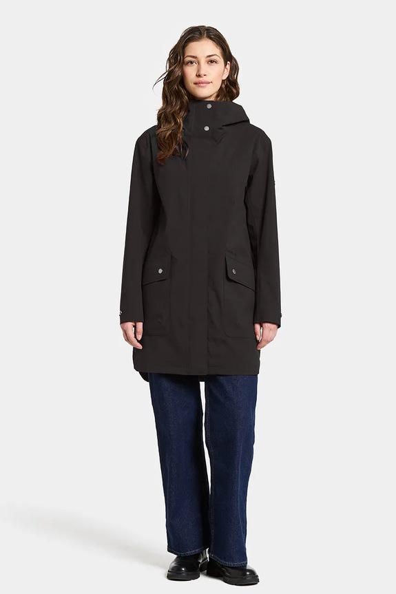 Didriksons kurtka GWEN 505683 czarny SS26