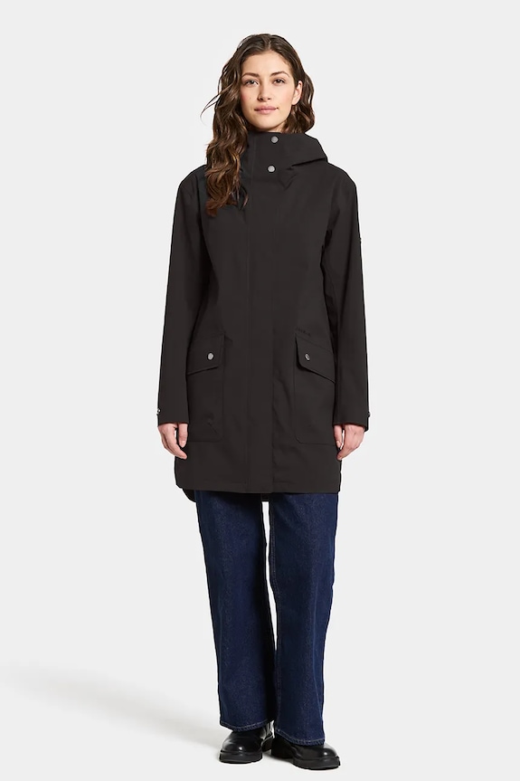 Didriksons kurtka GWEN 505683 czarny SS26
