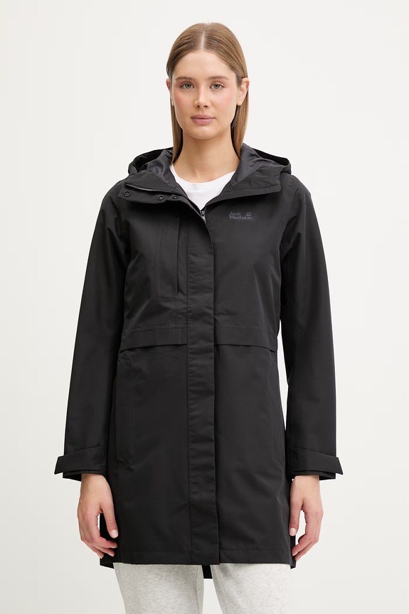 Jack Wolfskin kurtka hardshell damska Terraview 2L czarny A63830