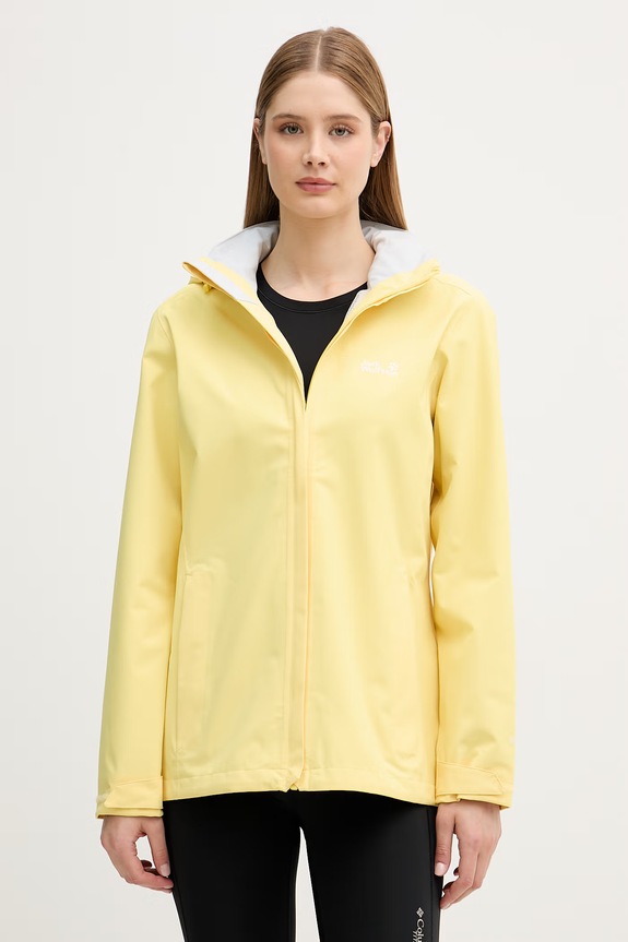 Jack Wolfskin kurtka trekkingowa damska Trailtime 2L żółty A63902