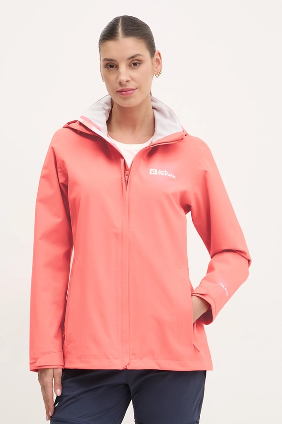Jack Wolfskin női túradzseki Trailtime 2L nem szigetelt rózsaszín A63902