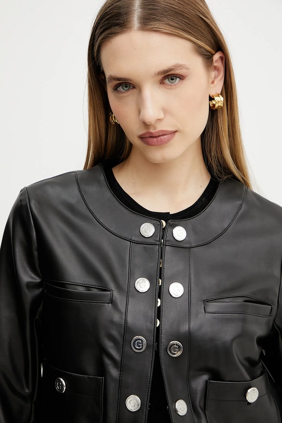 Guess geacă NOVA negru W5GL25.K8S30