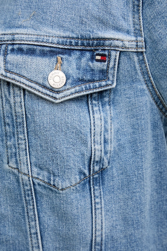 Τζιν μπουφάν Tommy Hilfiger WW0WW44373 μπλε