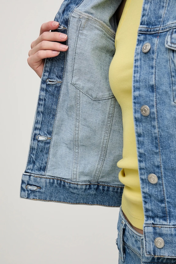 Τζιν μπουφάν Tommy Hilfiger WW0WW44373