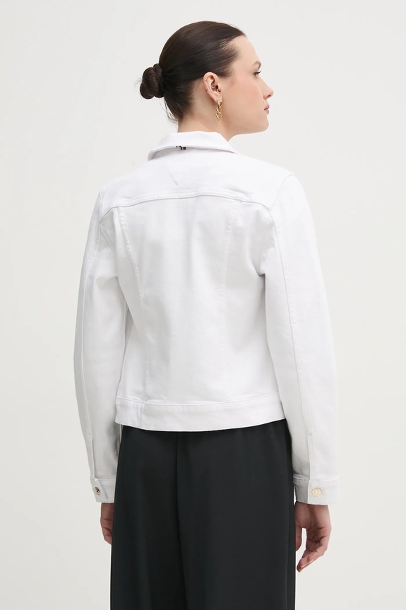 Ρούχα Μπουφάν Tommy Hilfiger WW0WW44374 λευκό