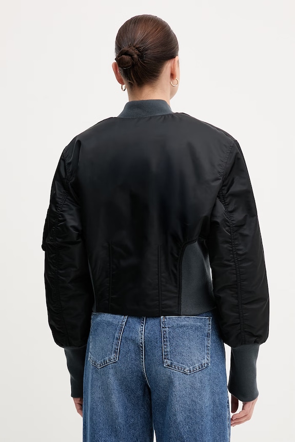 Oblečenie Bunda Alpha Industries Waisted MA-1 Wmn 148003 čierna
