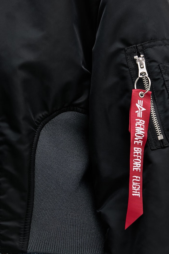 Bunda Alpha Industries Waisted MA-1 Wmn 148003 čierna