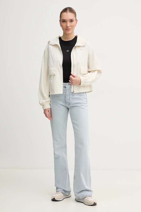 Μπουφάν Calvin Klein Jeans J20J225210 μπεζ SS25