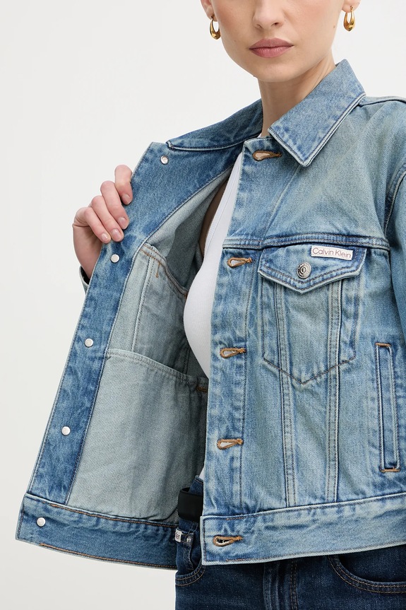 Rifľová bunda Calvin Klein Jeans LV047B075G