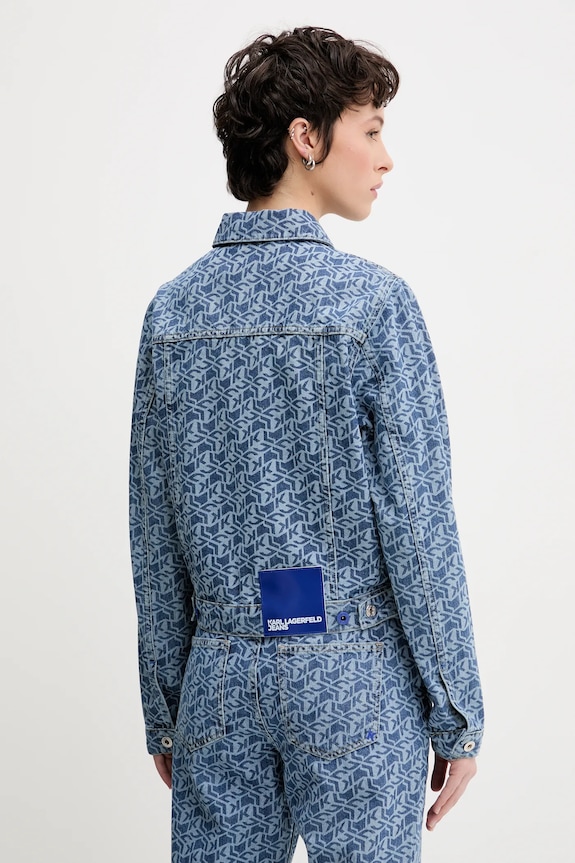 Oblečenie Rifľová bunda Karl Lagerfeld Jeans A2W14035 modrá