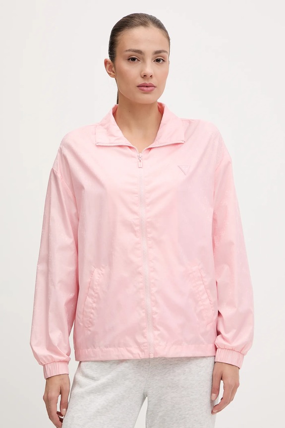 Bunda Guess oversize ružová V5GL01.WH482