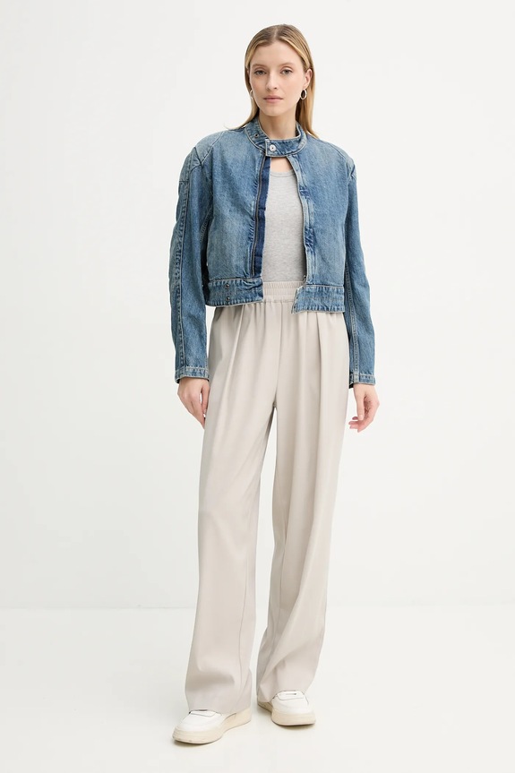 G-Star kurtka jeansowa D26208.D499 niebieski SS25