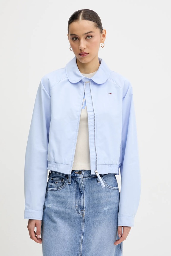 Tommy Jeans kurtka nieocieplane niebieski DW0DW20403