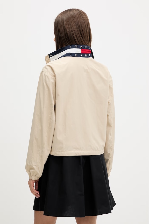 Îmbrăcăminte Tommy Jeans geacă de tranziție de damă DW0DW20439 bej