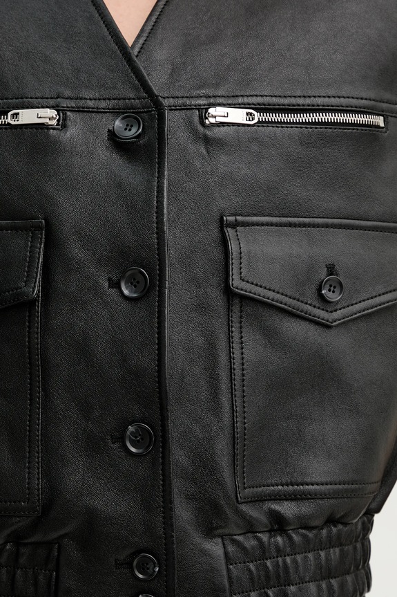 Kožni prsluk Bally WLE06Q