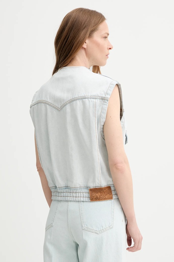 Oblačila Jeans brezrokavnik Bally WOU07Q modra