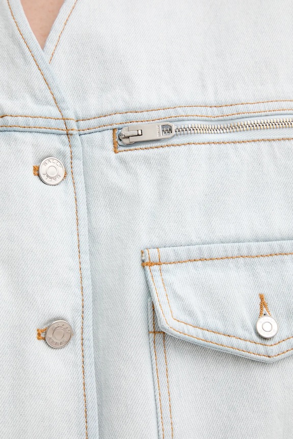 Jeans brezrokavnik Bally WOU07Q modra
