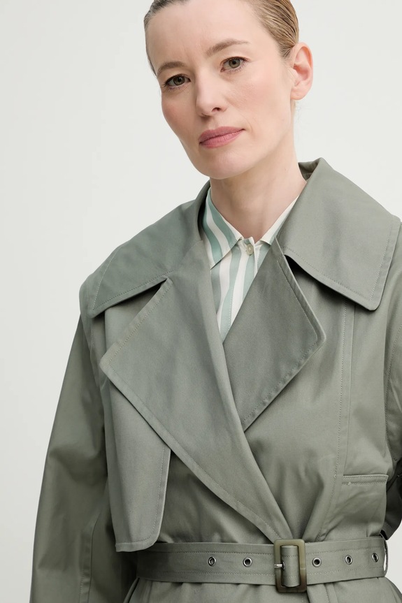 MUNTHE płaszcz SOFUA 251152125103 szary