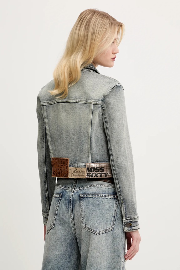 Odzież Miss Sixty kurtka 6S1WJ50100 niebieski