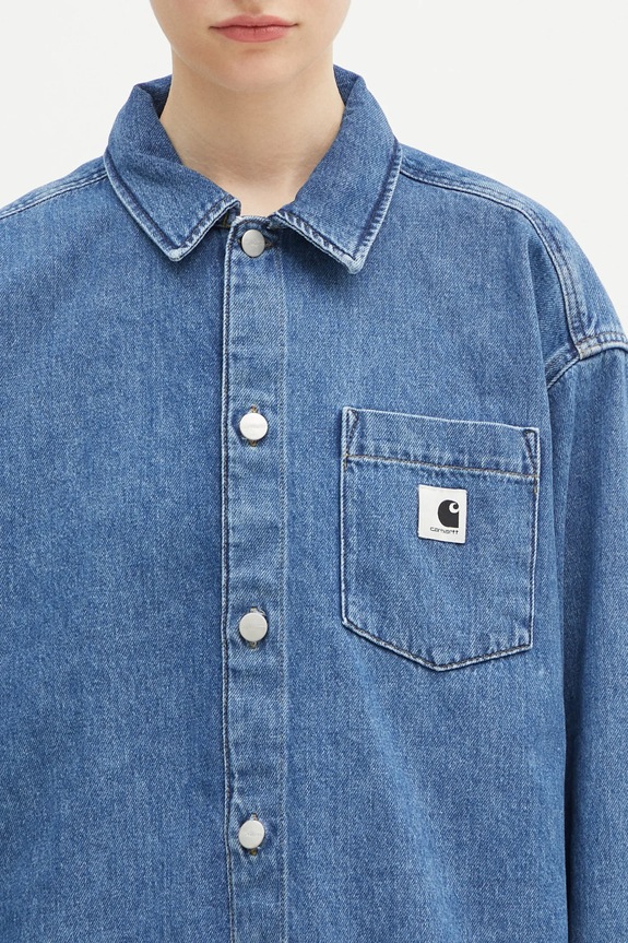 Carhartt WIP denim jacket W' Alta Shirt Jac blue I033344.106