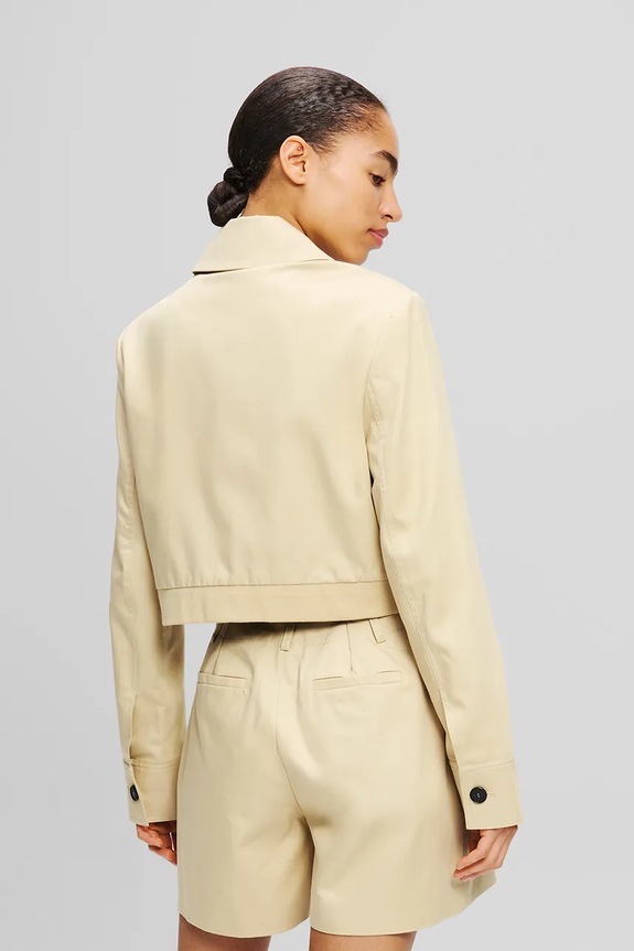 Bunda Karl Lagerfeld A2W14006 béžová SS25