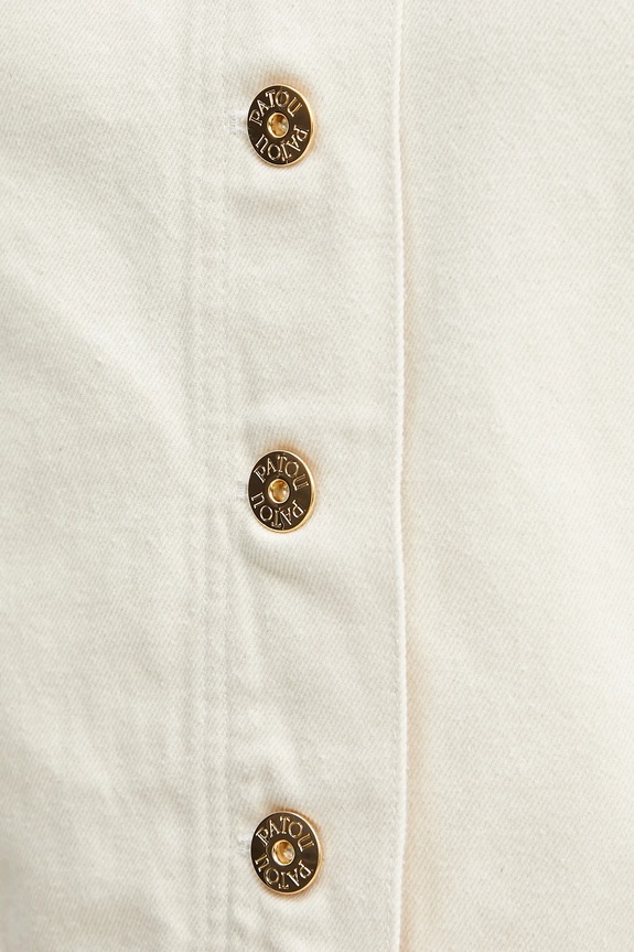 Patou cotone senza maniche OU0370178 beige