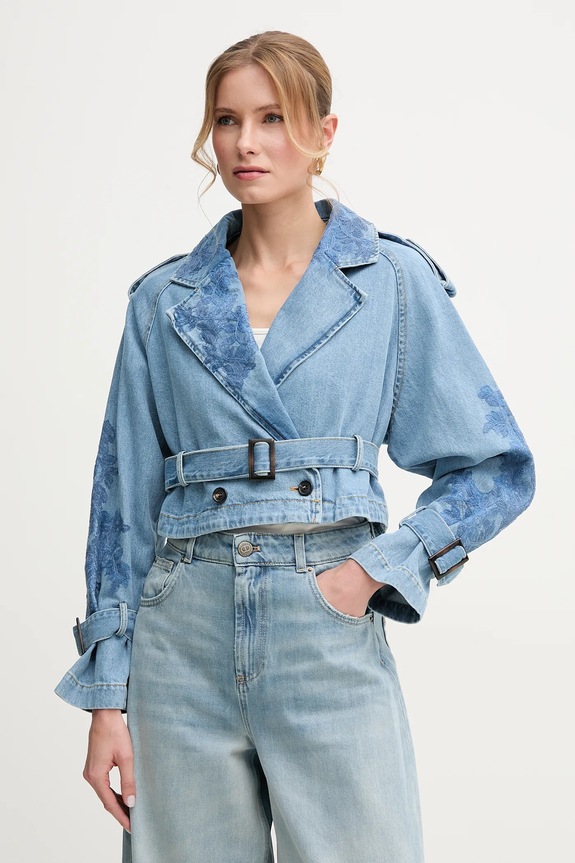 Traper jakna Ermanno Firenze traper plava 56TD002EI4