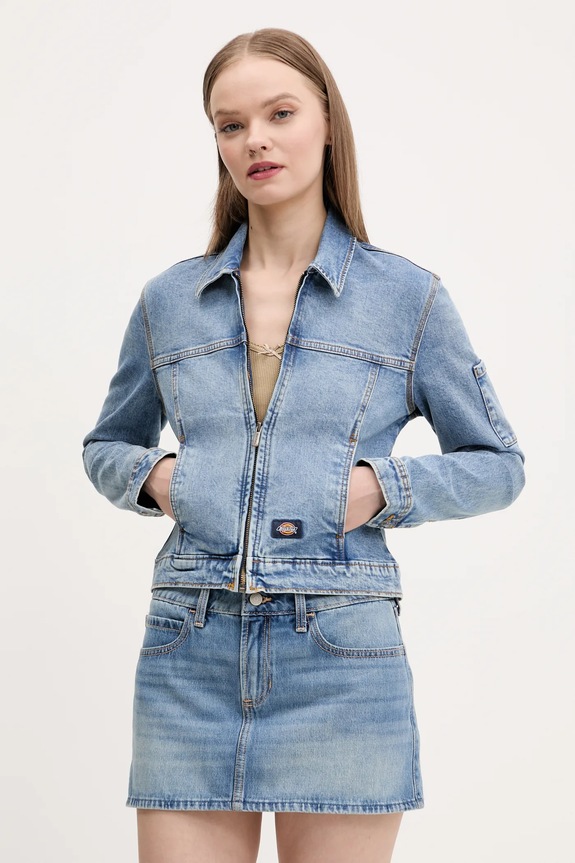 Dickies giacca denim blu DK0A4ZANK211