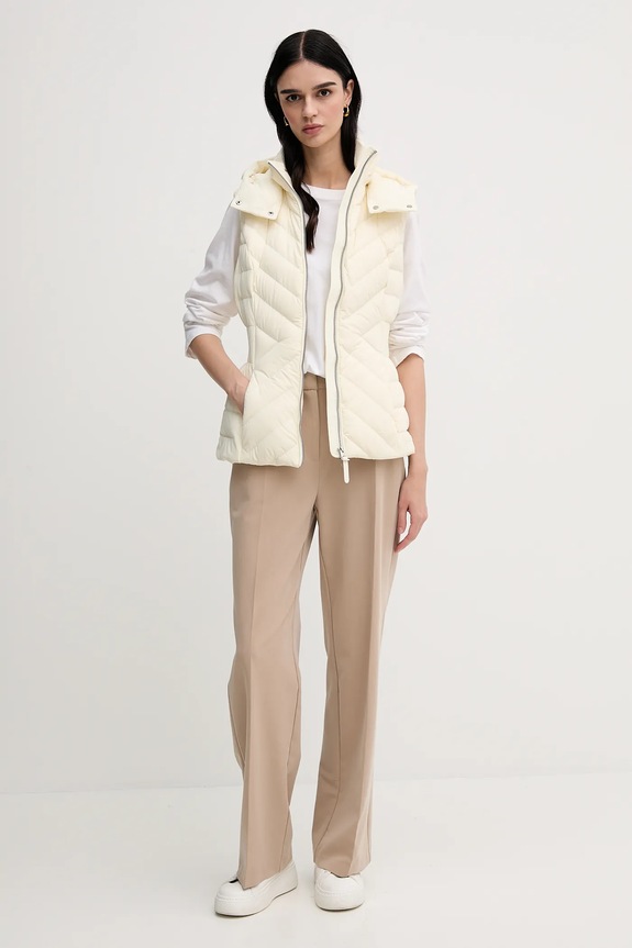 Pernati prsluk MACKAGE HOSHI bež SS25