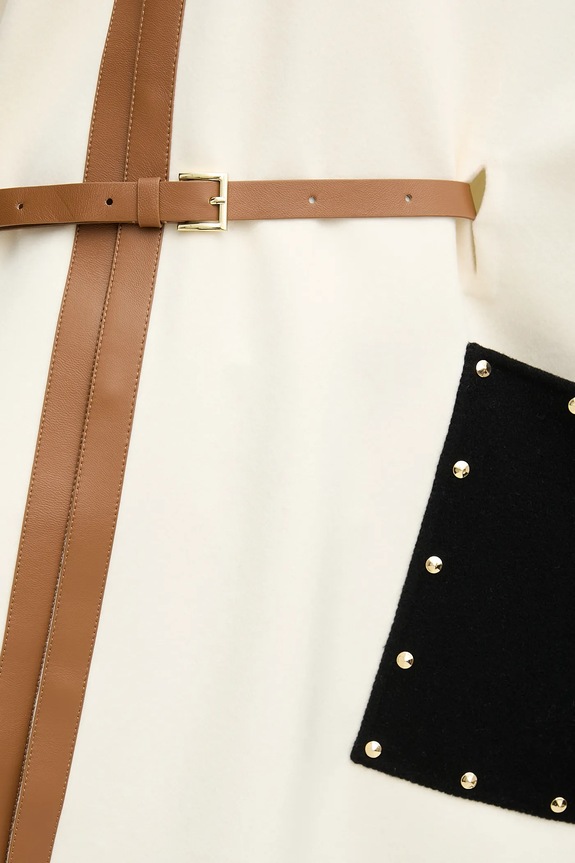 MACKAGE poncho il lana MOLY beige