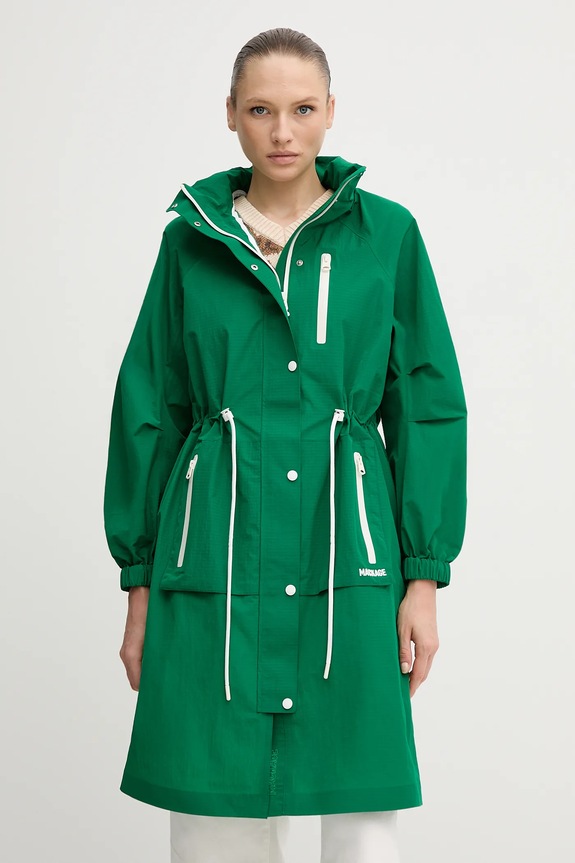 MACKAGE parka pozostałe zielony MAKAYLA