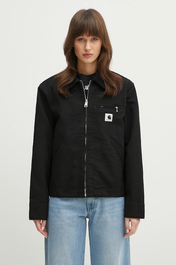 Памучно яке Carhartt WIP OG Detroit Jacket без изолация черен I034844.0