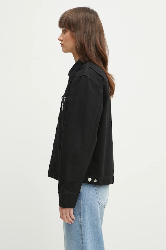 Памучно яке Carhartt WIP OG Detroit Jacket I034844.0 черен SS25