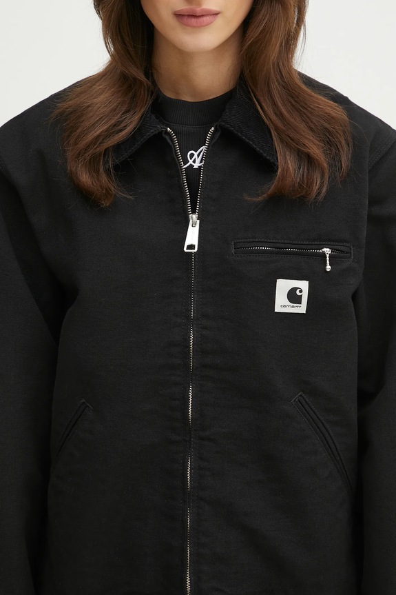 Памучно яке Carhartt WIP OG Detroit Jacket черен I034844.0