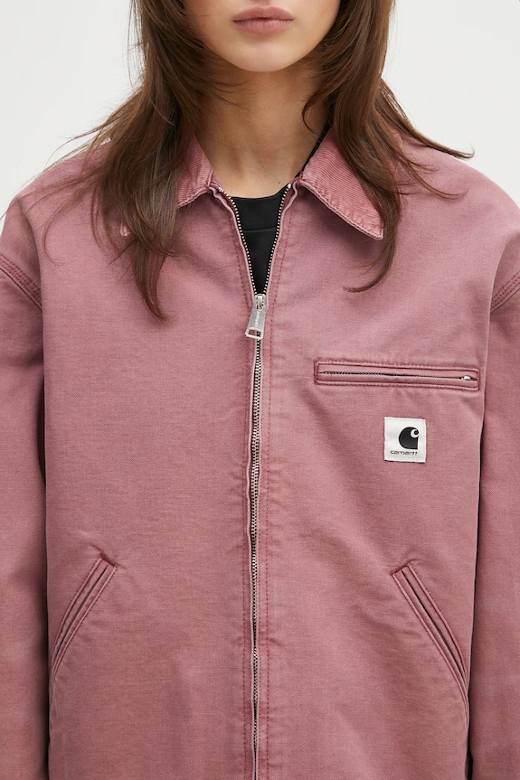 Carhartt WIP denim jacket OG Detroit Jacket pink I034879.2R74O