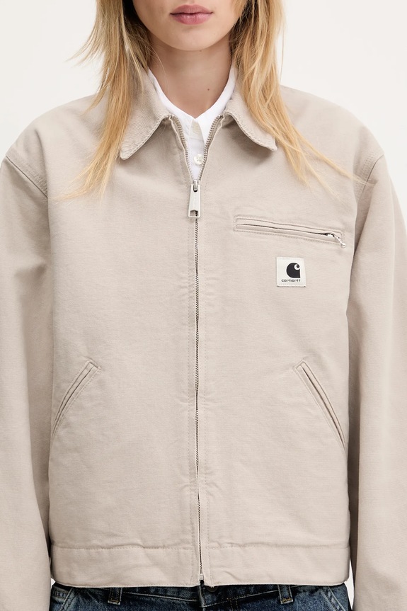 Carhartt WIP cotton jacket OG Detroit Jacket beige I034879.2RF4O