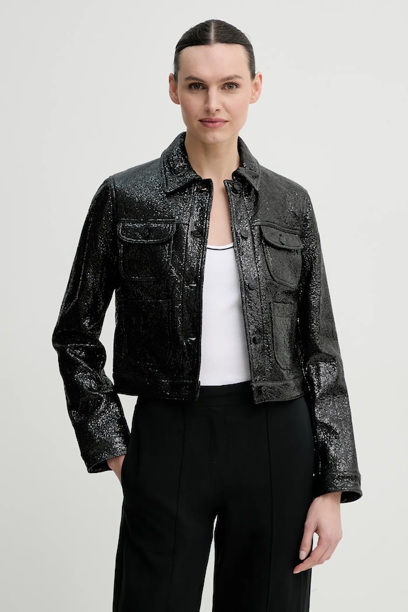 The Kooples giacca non isolato nero FBLO30018K